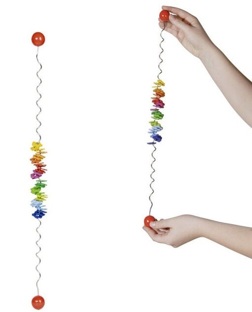 Goki Houten Kleursorteerspel Spiraal, 29dlg