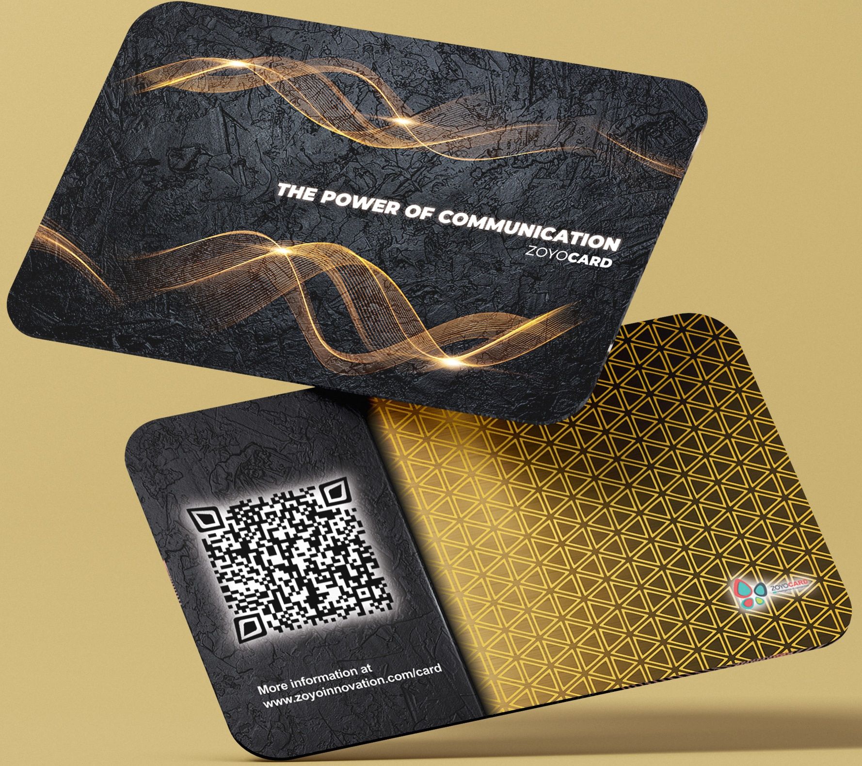 Carte de vizita digitala ZoYo Card Gold Ozone.ro