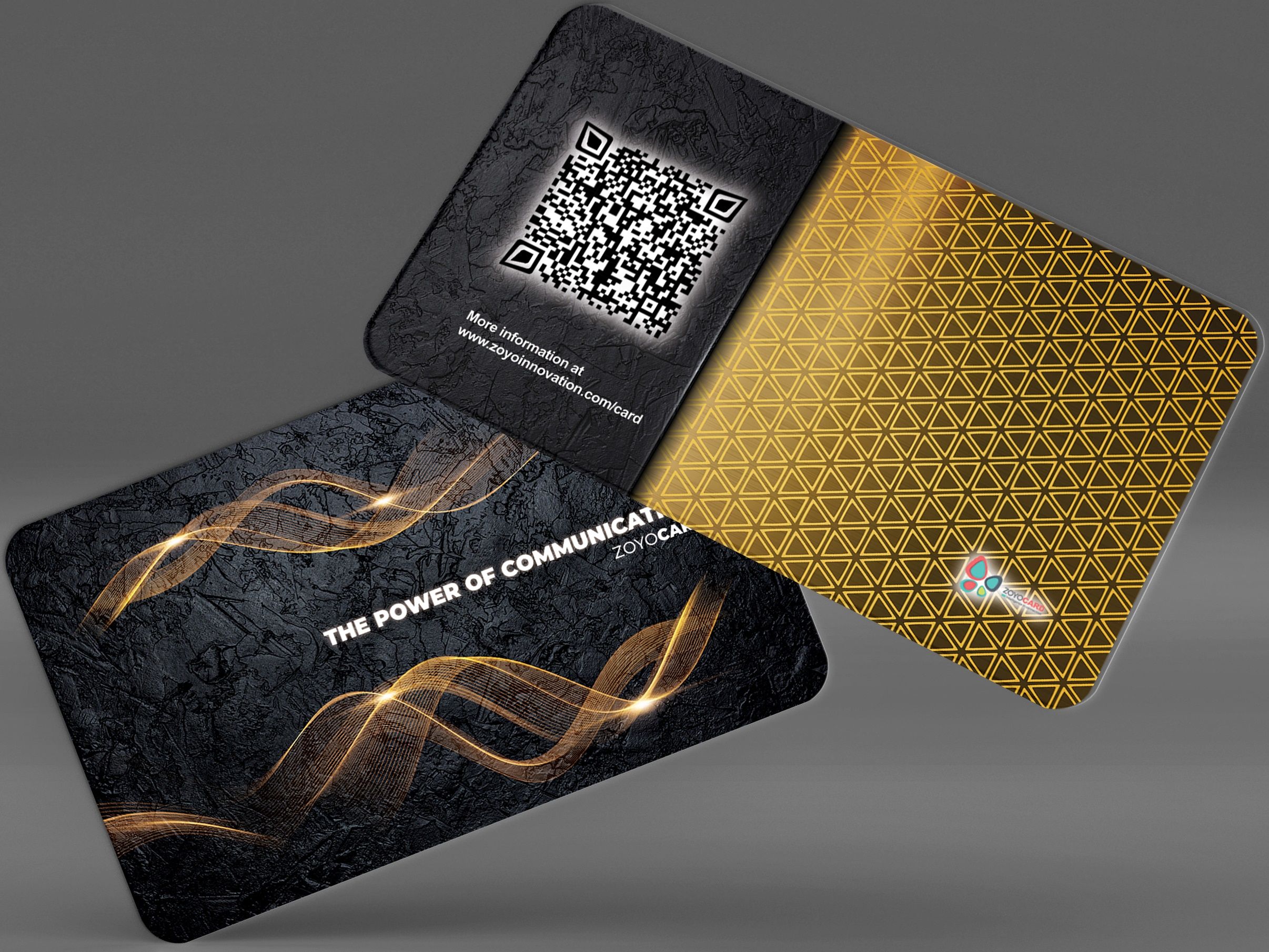 Carte de vizita digitala ZoYo Card Gold Ozone.ro