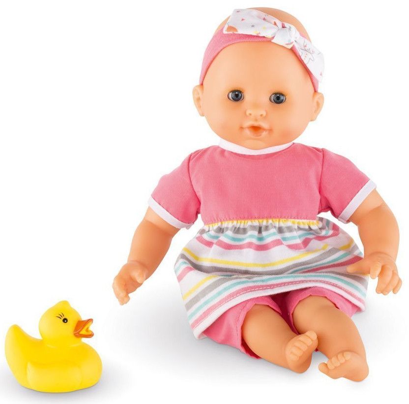 Păpușă Corolle Baby Bath Doll Fetiță cu rățușcă, 30 cm Ozone.ro