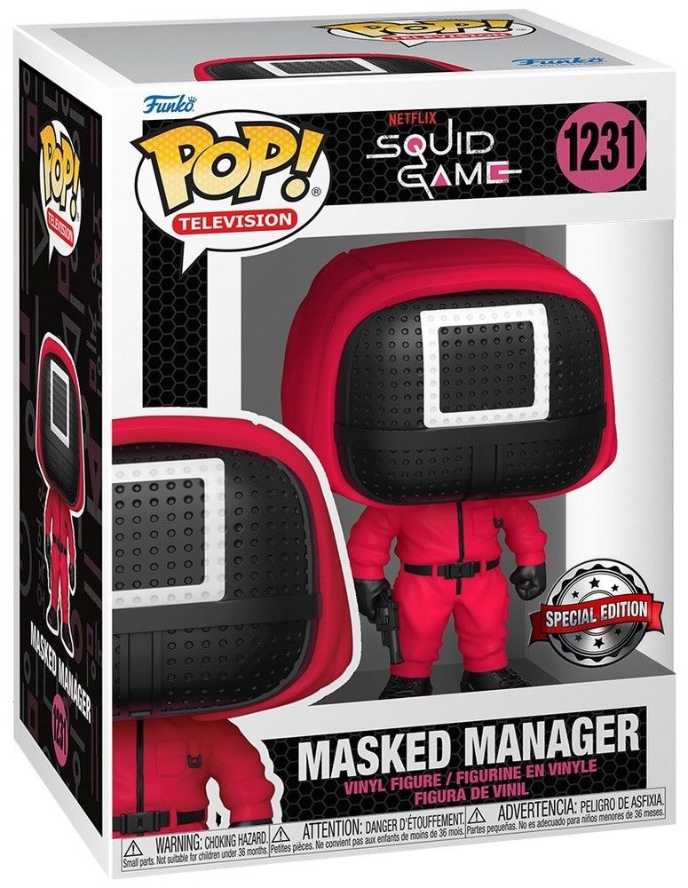 Figurina Funko POP Television Squid Game Masked Manager Square