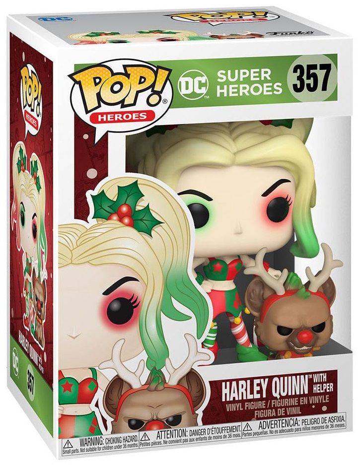 Figurina Funko POP! & Buddy: DC Holiday - Harley Quinn ...