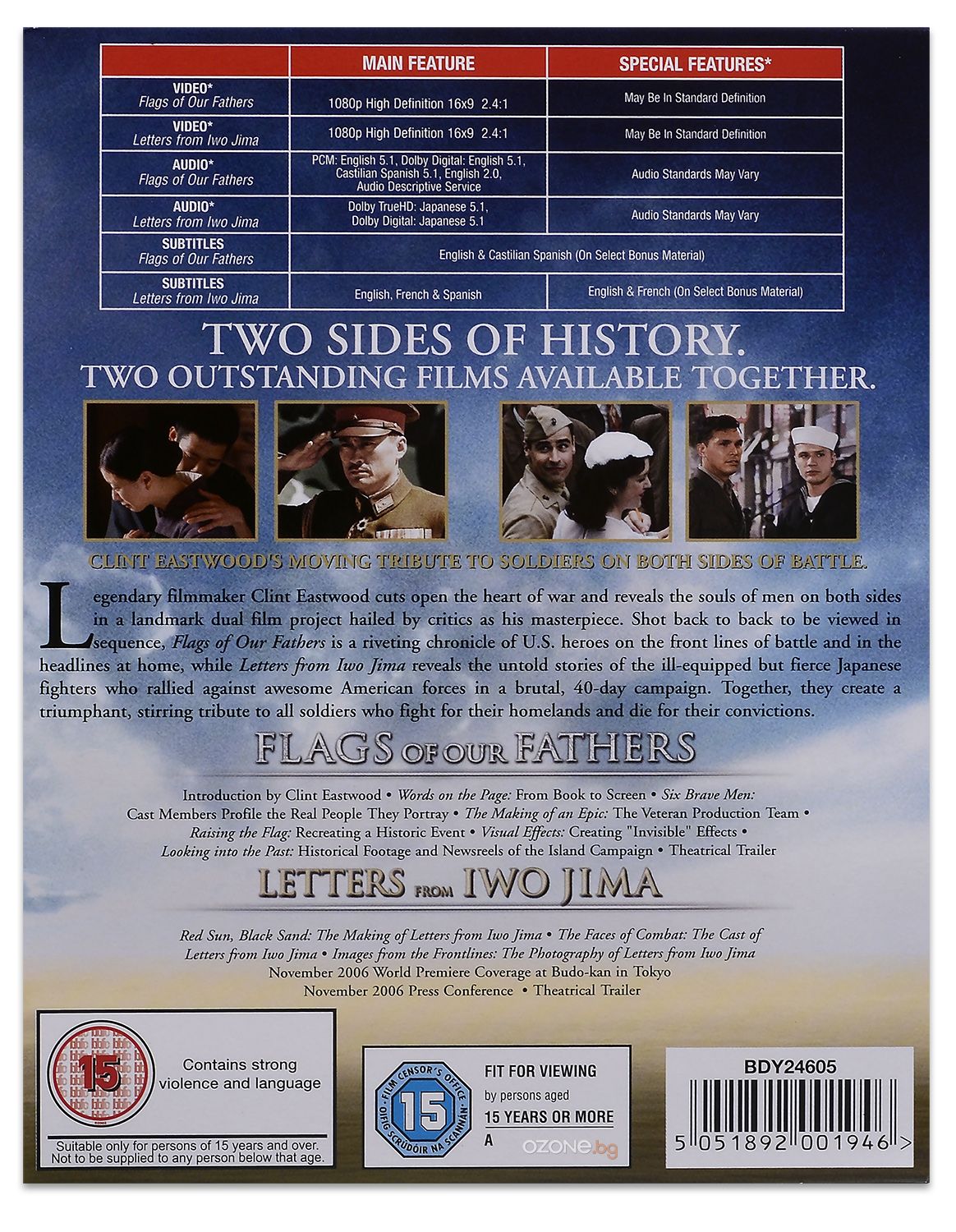 Flags of Our Fathers / Letters From Iwo Jima Double Pack (BluRay