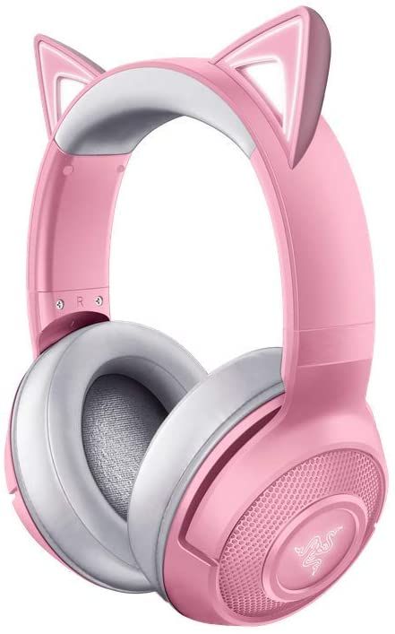 Casti gaming Razer - Kraken BT Kitty Edition, roz | Ozone.ro