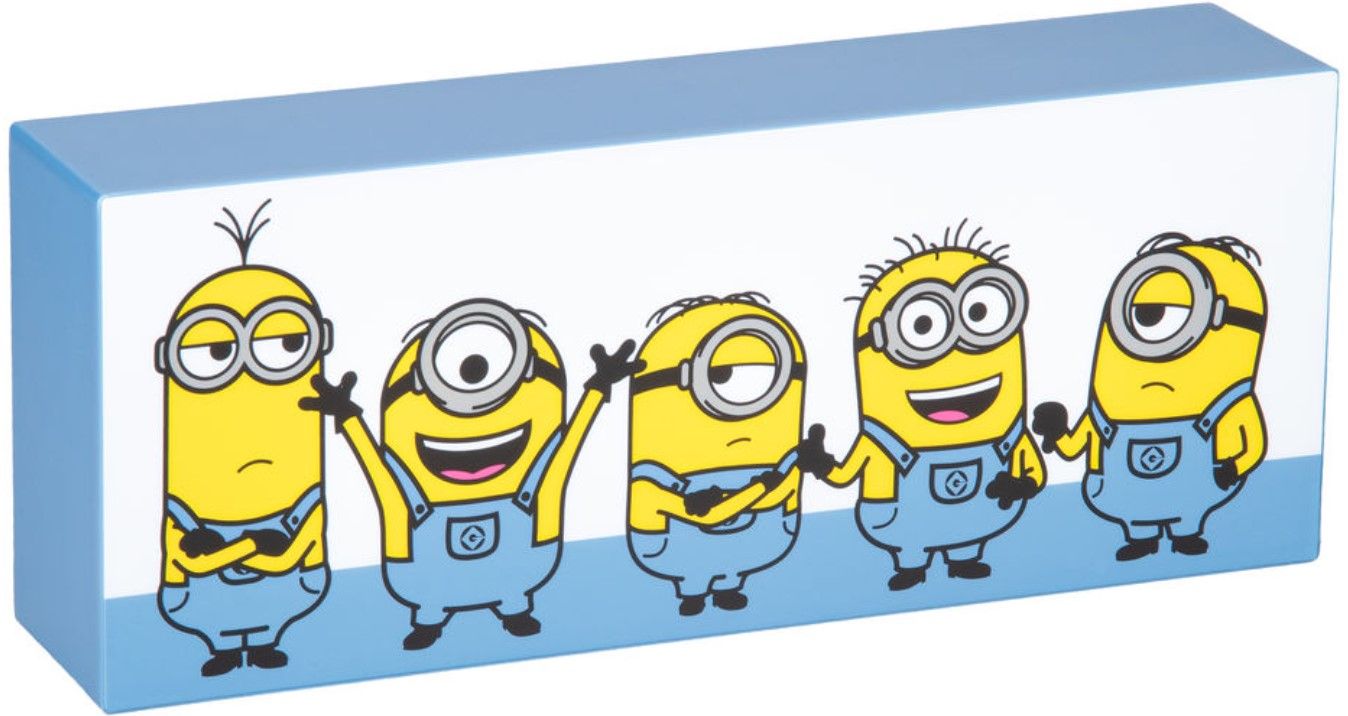 Lámpara Fosforescente De Minions | Paladone, Decoración Infantil Con Personajes De La Película