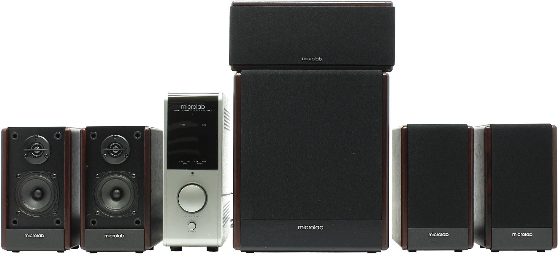 Sistem audio Microlab FC730 - 5.1, wooden finish | Ozone.ro