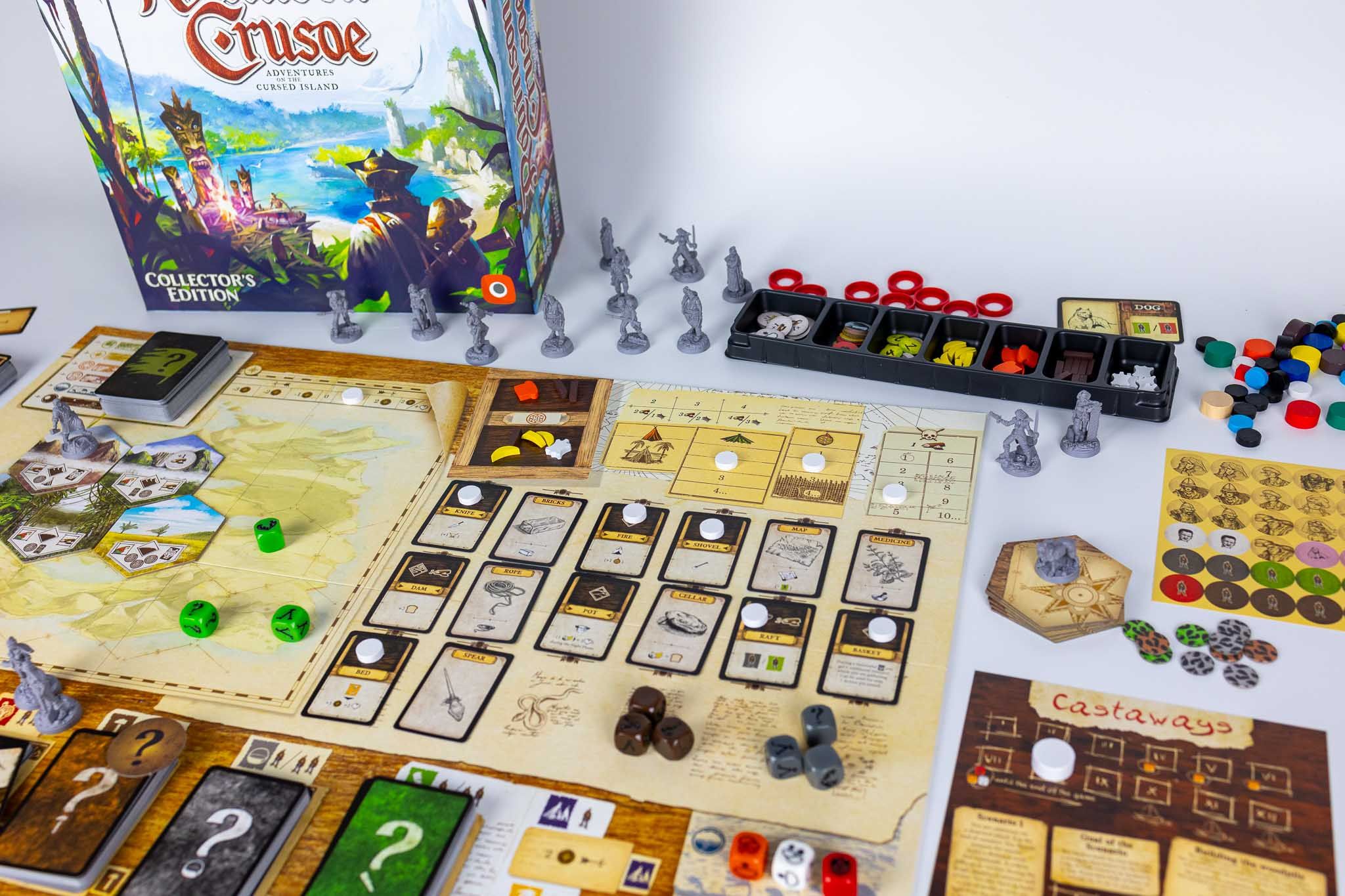 Joc de societate Robinson Crusoe: Adventures on the Cursed Island