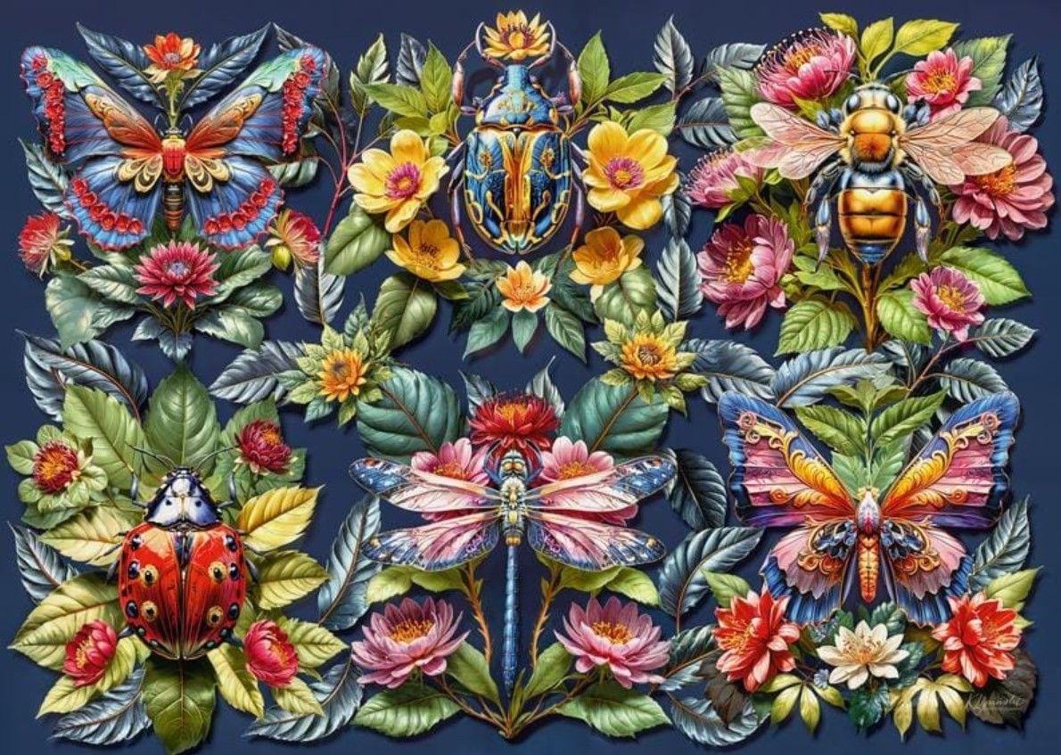 Puzzle 1000 pièces : Arlequin - Cherry Pazzi - Rue des Puzzles