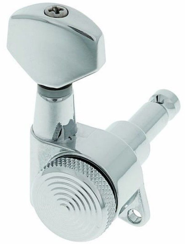 Mecanism chitara Harley Benton Locking Tuners 3R/3L Ch, gri Ozone.ro