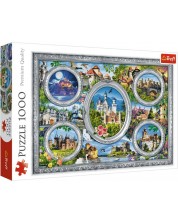 Puzzle Trefl de 1000 piese - Castelele din intreaga lume