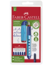 Stilou pentru copii Faber-Castell - Scribolino, cu rezerve