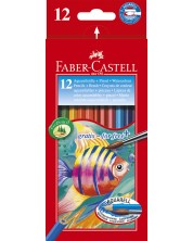 Creioane acuarela  Faber-Castell - 12 bucati