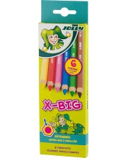 Set creioane colorate Jolly X-Big - 6 culori -1
