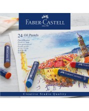 Pasteluri uleioase Faber-Castell - Creative Studio, 24 de bucati