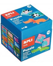 Puzzle educativ APLI de 24 piese - Animale -1