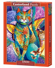 Puzzle Castorland din 1500 de piese - Bucuria pisicii -1
