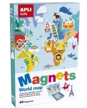 Joc magnetic APLI - Harta lumii -1