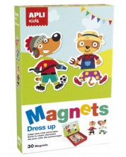 Joc magnetic pentru copii - Imbraca eroii -1