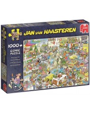 Puzzle Jumbo din 1000 de piese - Targul festiv, Yan Van Haasteren -1
