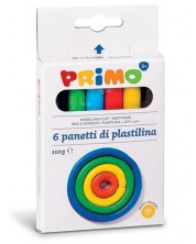 Set plastilina Primo - 6 culori, 110 gr. -1