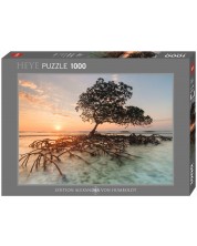 Puzzle Heye din 1000 de piese - Copacul rosu de mangrove , Alexander fundal Humboldt -1