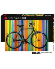 Puzzle Heye din 1000 de piese - Din nou liberi, Bike Art -1