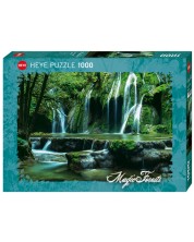 Puzzle Heye de 1000 piese - Cascade, Padurea magica