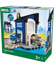 Jucărie de asamblat Brio World - Sectia de politie, 6 piese -1
