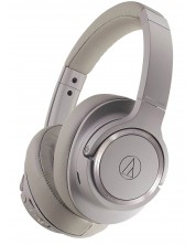 Casti cu microfon Audio-Technica - ATH-SR50BT, wireless, Hi-Fi, gri