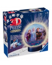 Ravensburger Puzzle 3D Regatul înghețat cu 72 de piese, iluminat