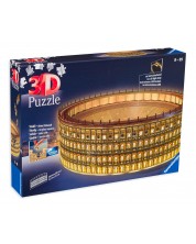 ED Puzzle Ravensburger de 216 piese - Colosseo, luminos