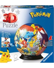 3D Puzzle Ravensburger din 72 piese - Pokemon  -1