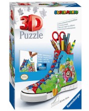 Puzzle 3D  Ravensburger de 108 piese - Super Mario Sneaker