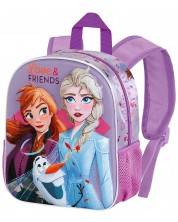 Ghiozdan 3D pentru grădinițăKaractermania Frozen 2 - Friends -1