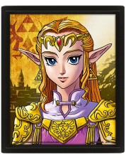 Poster 3D cu rama Pyramid Games: The Legend of Zelda - Zelda to Sheik -1