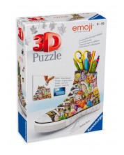 Puzzle 3D de 108 piese Ravensburger - Sneaker, emoji