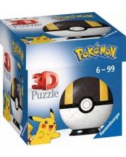 3D Puzzle Ravensburger din 54 de piese - Pokemon: Ultra Ball