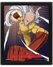 Poster 3D cu rama Pyramid Animation: One Punch Man - Saitama and Genos -1