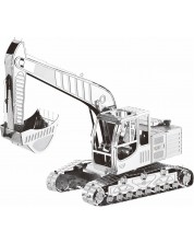 Puzzle 3D de metal Tronico - Excavator pe senile -1