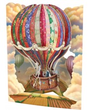 Felicitare 3D Santoro Swing - Hot Air Baloon -1