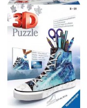 Puzzle 3D Ravensburger din 108 piese -  Pantof pentru creion