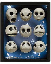 Poster 3D cu rama Pyramid Disney: Nightmare Before Christmas - Jack Expressions