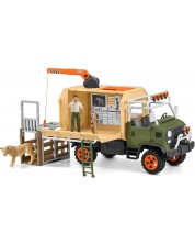 Set Schleich Wild Life - Camion pentru salvarea animalelor