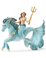 Figurina Schleich Bayala - Sirena Eyela cu armasar de mare -1