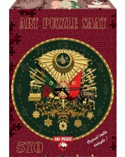 Puzzle-ceas Art Puzzle de 570 piese - Emblema Otomana 