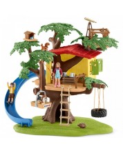 Set figurine Schleich Farm World - Casuta de lemn -1