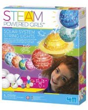Set de creatie 4M Steam Powered Girls - Creaza, singura, Sistemul solar -1
