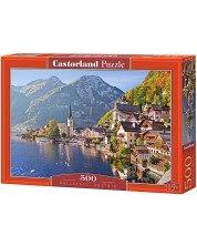 Puzzle Castorland din 500 de piese - Hallstatt, Austria -1