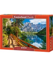 Puzzle Castorland din 1000 de piese - Braies Lake, Italy -1