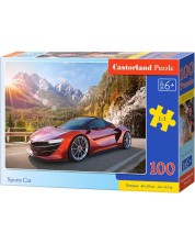 Puzzle Castorland din 100 de piese - Masina sport -1
